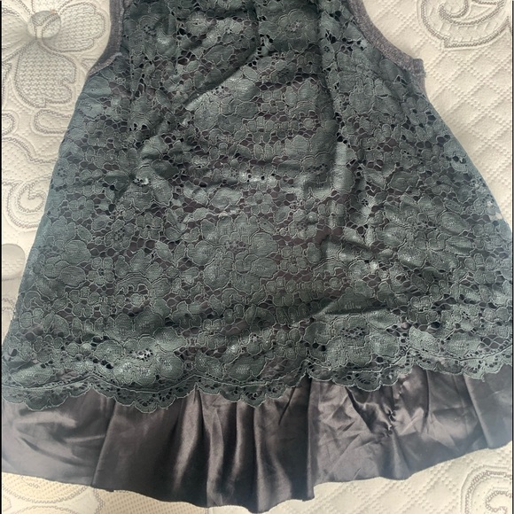 Anthropology Moth Sleeveless Mock-neck Top - Picture 3 of 3